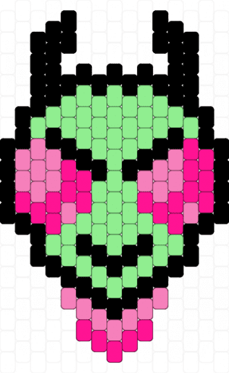 Zim! - teal,pink,invader zim