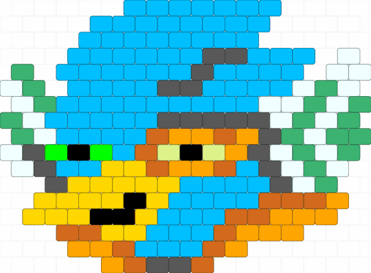 Berdly (dark world) - light blue,orange