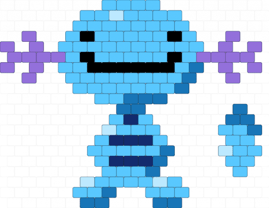 Wooper - light blue,pokemon,axolotl,video game