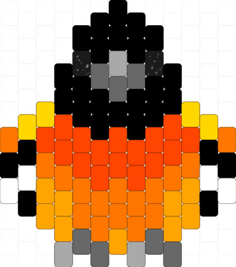 Baltimore Oriole BORB - red,orange,bird