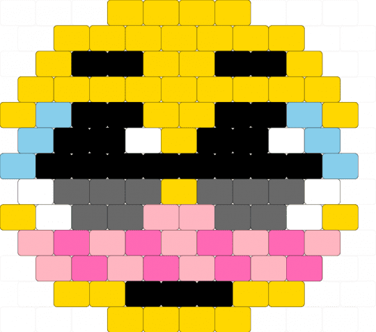 Blushing emoji - yellow,pink,emoji