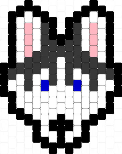 Puppy (Husky) - black,white,pink,dog,animal