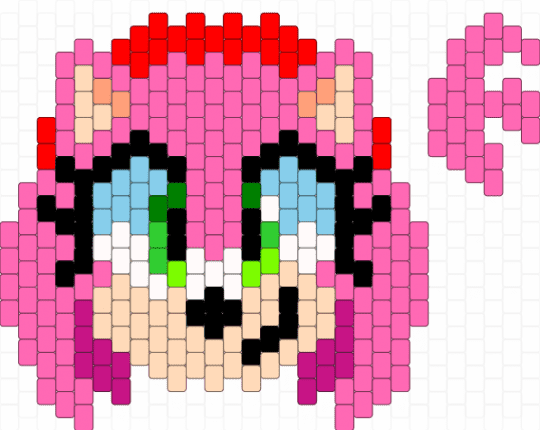 Amy Rose - pink,beige,sonic the hedgehog
