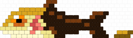 Le Fishe au chocolat - orange,yellow,brown,fish