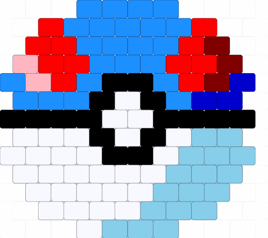 Great Ball - great ball,pokeball,pokemon,ball,video game,cartoon,gaming,light blue,red