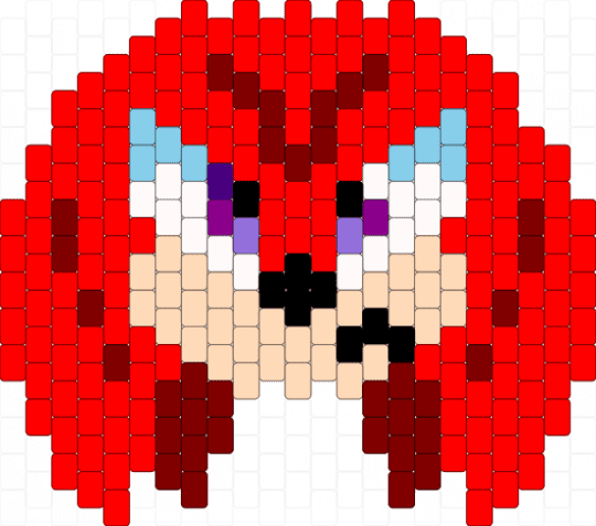 Knuckles the Echidna - red,brown,sonic the hedgehog