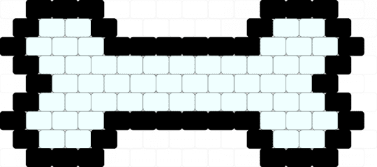 Bone - white,black