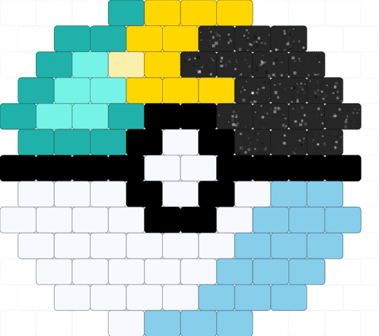Moon Ball - light blue,pokemon,pokeball