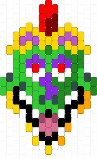 Montgomery Gator - green,yellow,fnaf,character