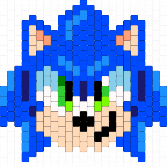 Sonic the Hedgehog - blue,beige,light blue,sonic the hedgehog