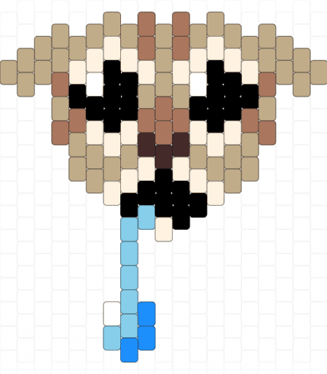 Stupid ah drooling cat - beige,meme