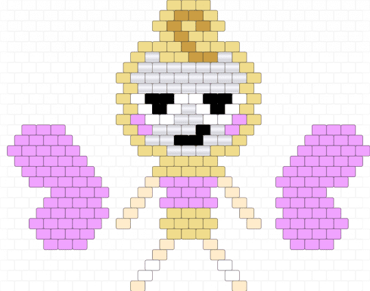 Glisten doll 🪞🎀 - yellow,pink,dandys world,toon,video game,object head