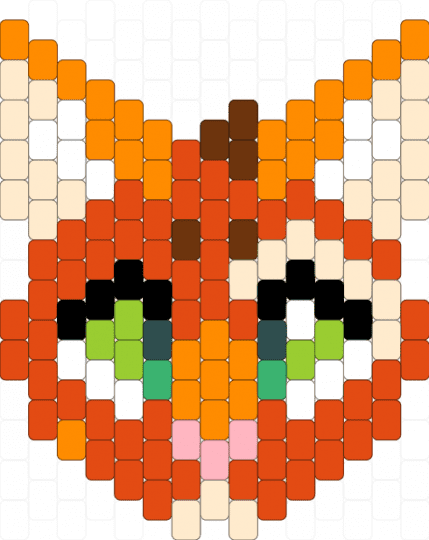 Kitty charm but it’s Maple - red,orange,beige,animal,cat,oc,fursona