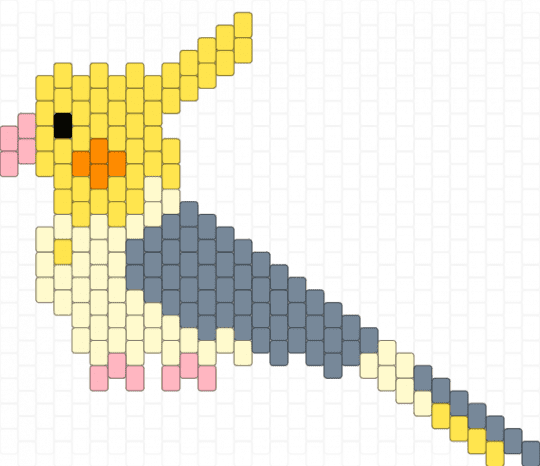 cockatiel - yellow,gray