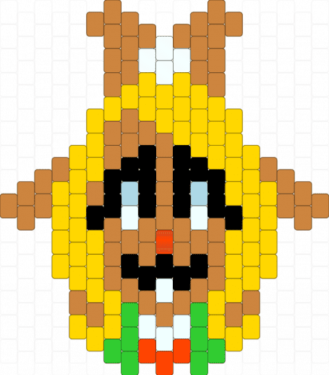 Noelle Holiday (smaller) - character, deltarune, orange, yellow