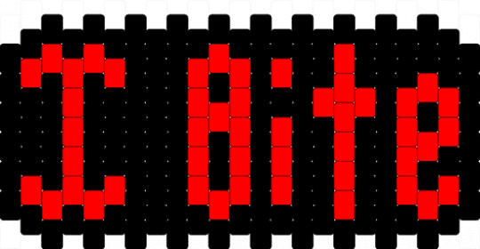 I Bite - black, red
