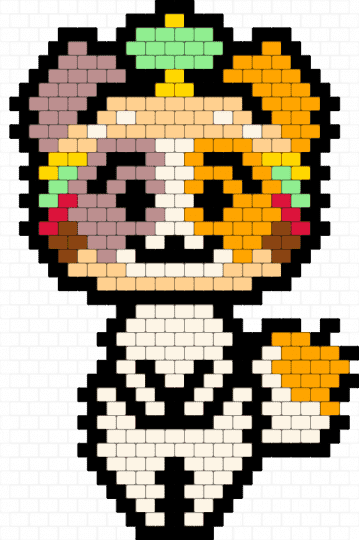 Cheezborger (Chikn Nuggit) - beige,orange,character,cat,hamburger