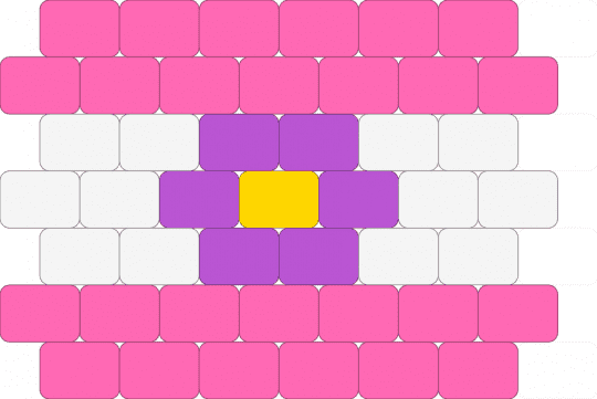 Mini Sapphic flag - pink