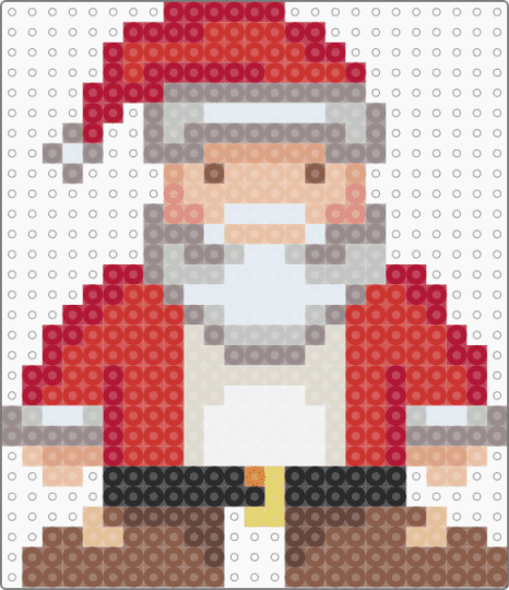 SANTA CAUSE ITS TAAAAIIIIMMEE - gray,beige,tan,red