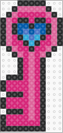 heart key - pink,cotdkeys