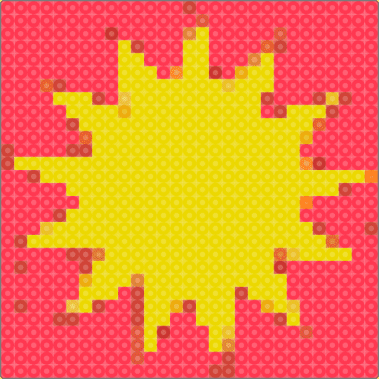 Mesmerizer Star - red,yellow