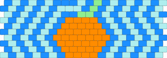 Orange - light blue