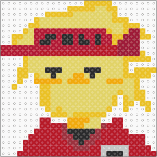 elliot pattern (forsaken) - yellow,red