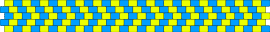 blue and yellow - geometric,cuff,striking,bold,classic,modern,twist,blue,yellow