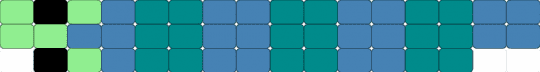 Squirm Worm!!! heh get it? - teal,blue,worm,squirm,dandys world,dw,green,bookworm