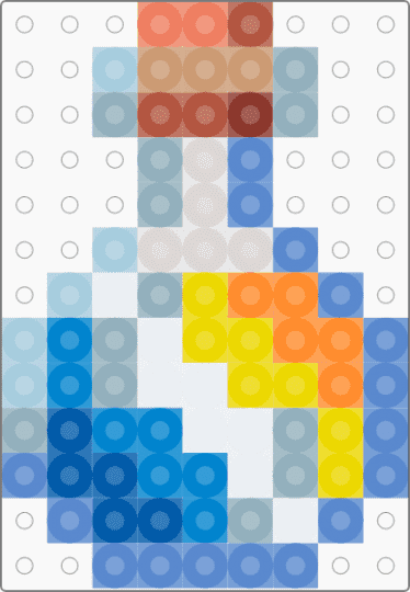 aroace potion (Minecraft) - light blue,blue,minecraft,potion,bottle,potionbottle,aroace,pride,lgbtq,flag