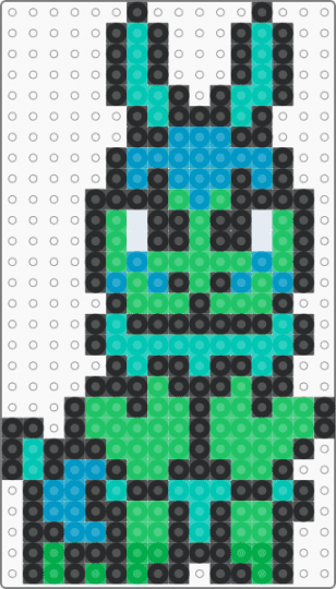 Squirm - DW - black,green,dw,dandysworld,dandys world,squirm,catipillar,teal,blue