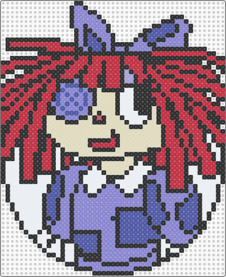 Ragatha Door Sign - red,blue,tadc,ragatha,doll,digital circus,the amazing digital circus