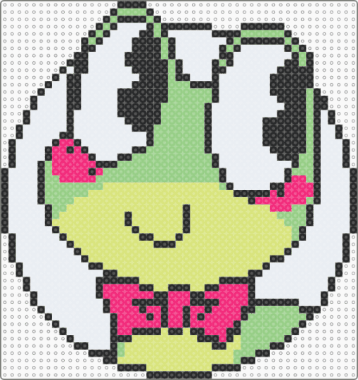 Ribbit Door Sign - yellow,ribbit,tadc,the amazing digital circus,frog,abstracted,jax,digital circus,green