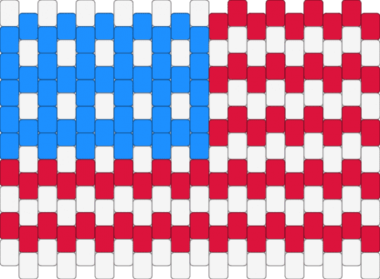 American Flag for 4th of July - light blue,red,flag,4th of july,white,blue