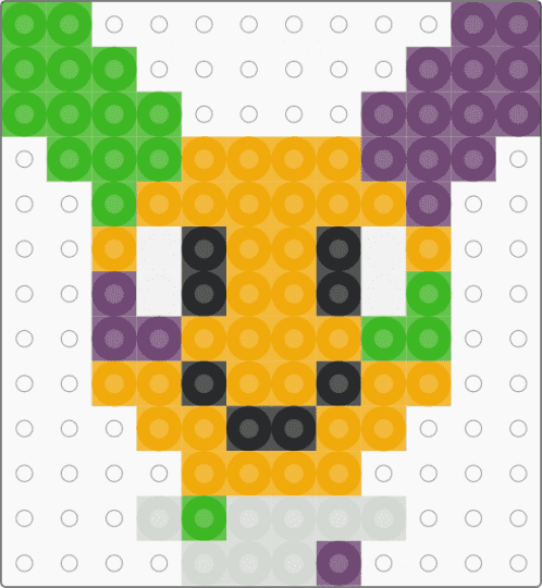 Looey - orange,looey,dandys world,looey perler,roblox