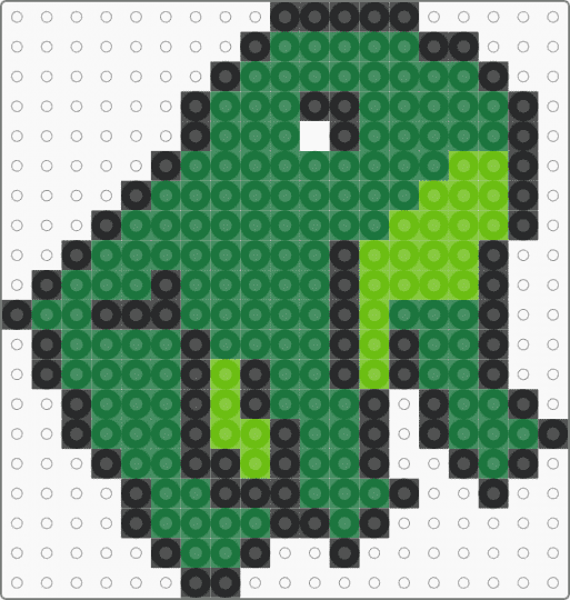 Simple Frog - green,frog,small,easy,cute,toad,ribbit,hop