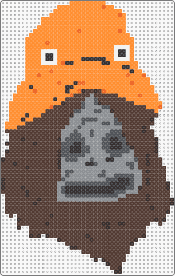 Sassy the Sasquatch - orange,brown,the big lez show,sassy,sasquatch,hat,funny,festival