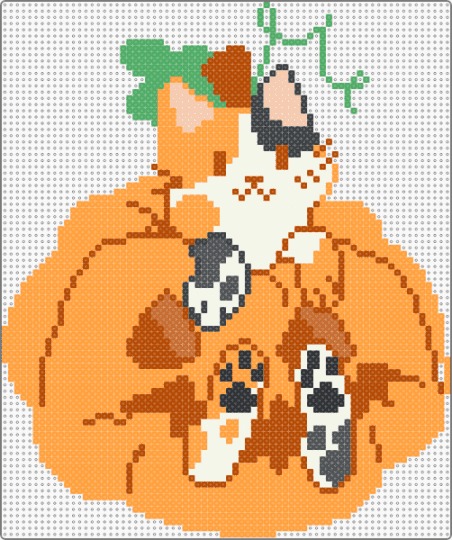 Spooky Pumpkin cat (PLS READ DESCRIPTION) - cat, cats, halloween, jackolantern, orange cat, pumpkin, spooky