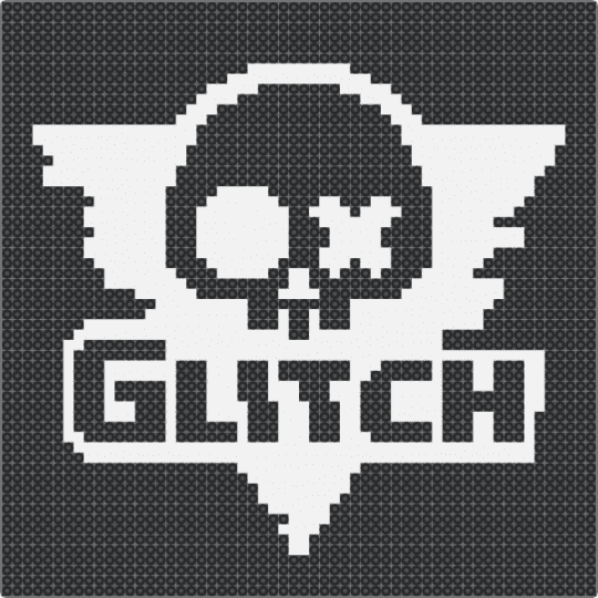Glitch logo - black, glitch, glitch productions, logo, murder drones, tadc, the amazing digital circus, white
