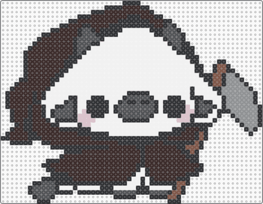 Spooky Cow Grim Reaper - gray,brown,cow,cute,spooky,halloween,grim reaper