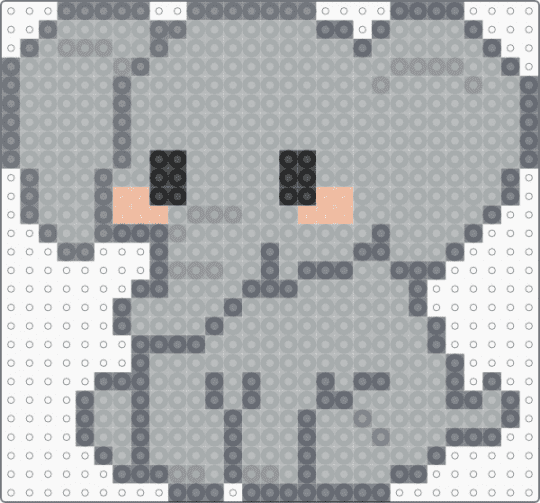Cute Chibi Elephant - elephant,cute,chibi,kawaii,animal,cartoon,gray