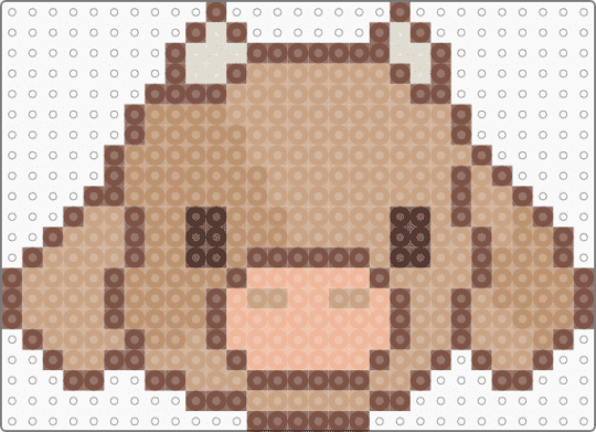 Cute Lil Cow - animal,beige,cute,cow,brown,white,farm,pink,easy