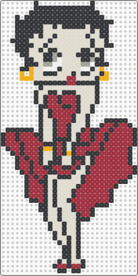 Betty Boop (if you squint) - animation,tv show,female,cartoon,red,beige,betty boop,betty,boop,dress,cute,person