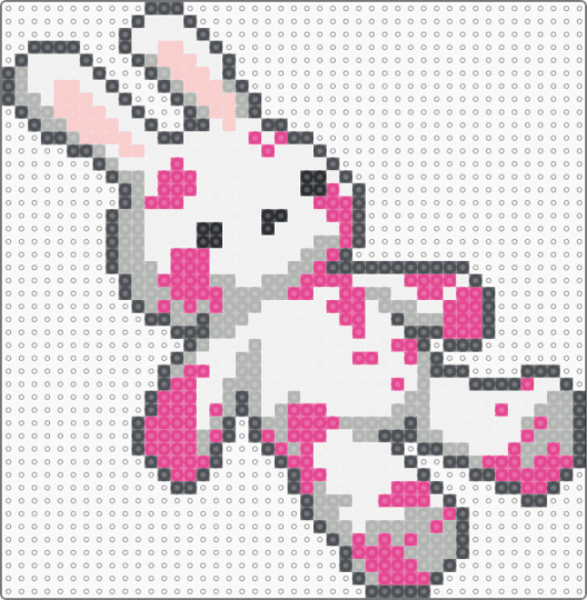 bloody bunny remix - beige, gray