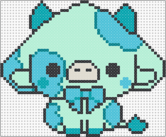 frankencow - light blue,cow,cute,spooky,frankenstein,halloween