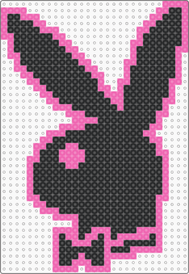 Playboy Bunny - black,pink