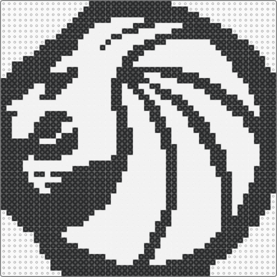 seven lions - white,black