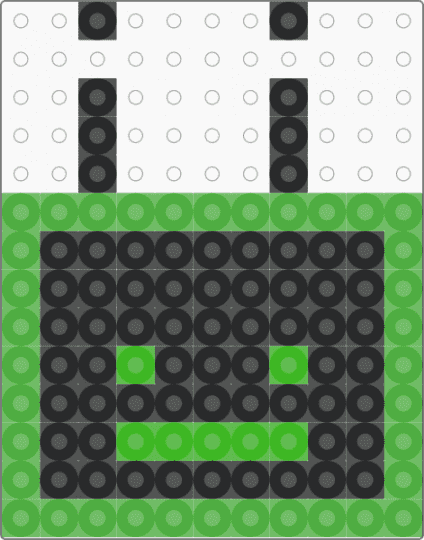 Vee - black, green
