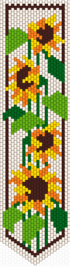 Sunflowers Banner - banner, brown, green, sunflower, sunflowers