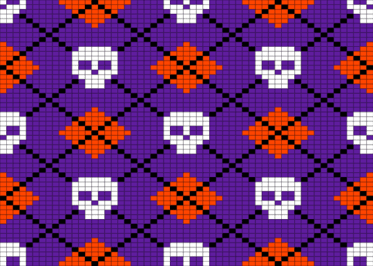 Halloween Argyle - argyle, halloween, purple
